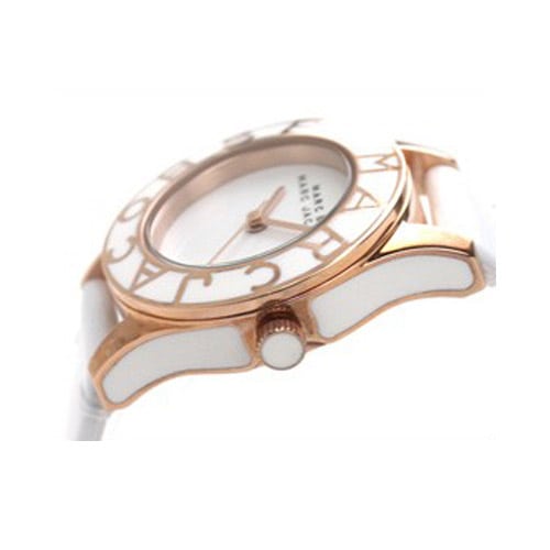 Marc by Marc Jacobs MBM1179 Quartz White Leather Strap White Women’s Watch