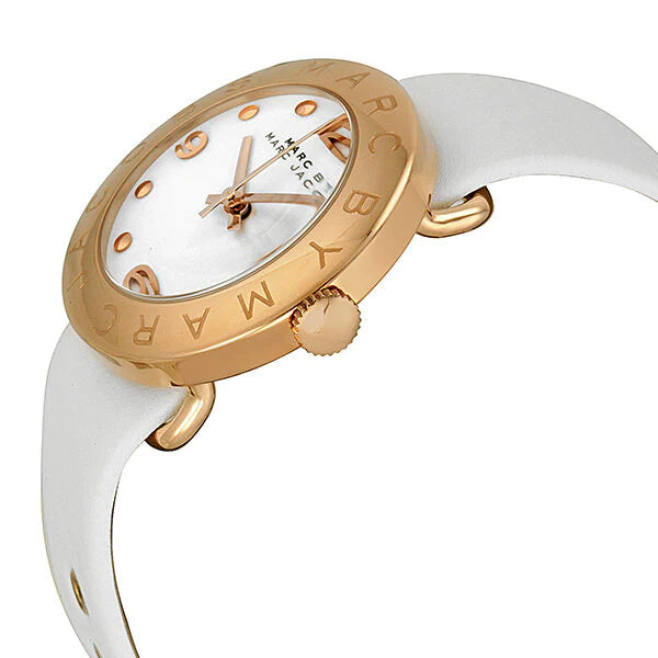 Marc by Marc Jacobs MBM1180 Amy White Dial White Leather Women's Watch