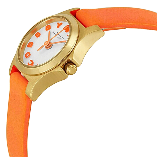 Marc By Marc Jacobs MBM1236 Henry Dinky Orange Leather Women's Watch