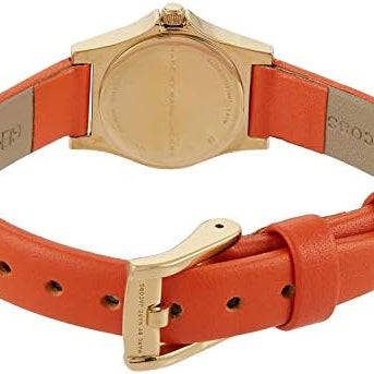 Marc By Marc Jacobs MBM1236 Henry Dinky Orange Leather Women's Watch