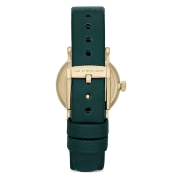 Marc By Marc Jacobs MBM1272 Green Dial Leather Band Women's Watch