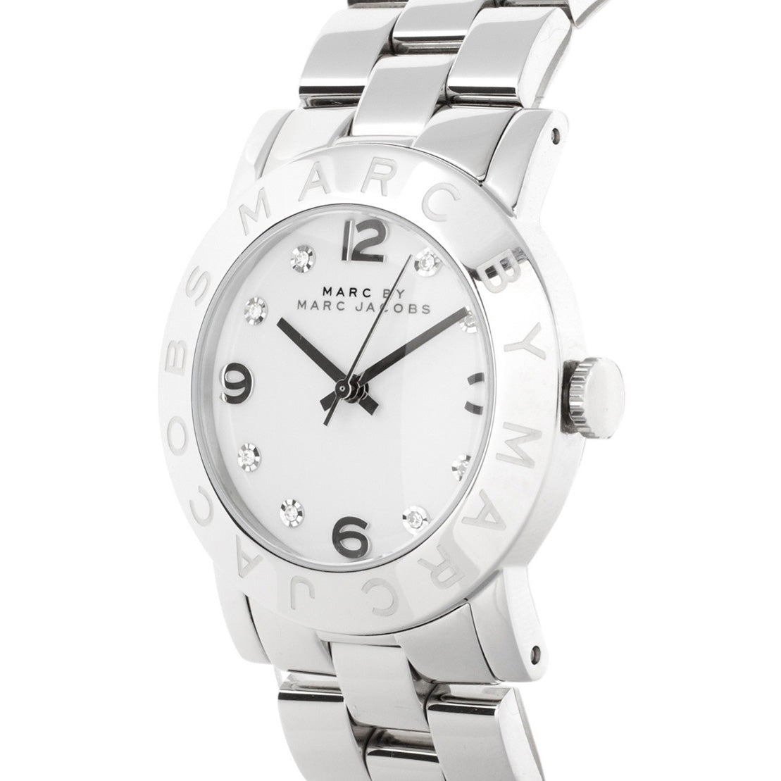 Marc By Marc Jacobs MBM3054 Amy White Dial Stainless Steel Women's Watch