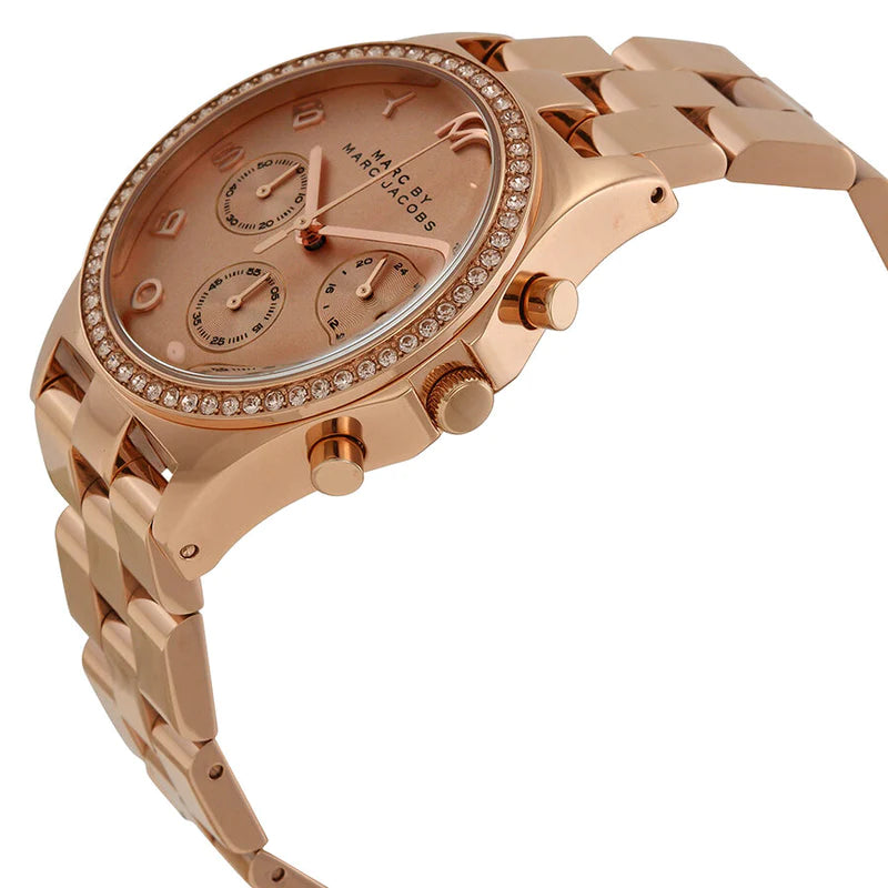 Marc by Marc Jacobs MBM3118 Henry Rose Gold-tone Dial Women's Watch