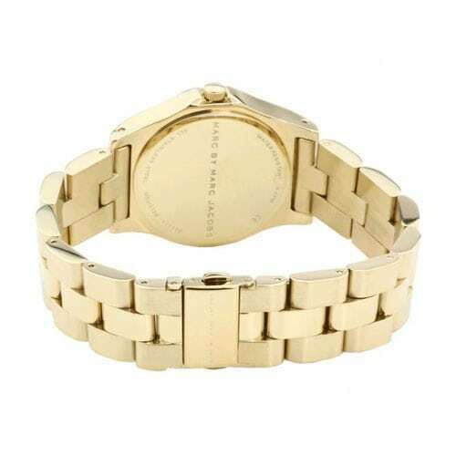 Marc By Marc Jacobs MBM3126 Blade Gold Dial Gold-tone Women's Watch