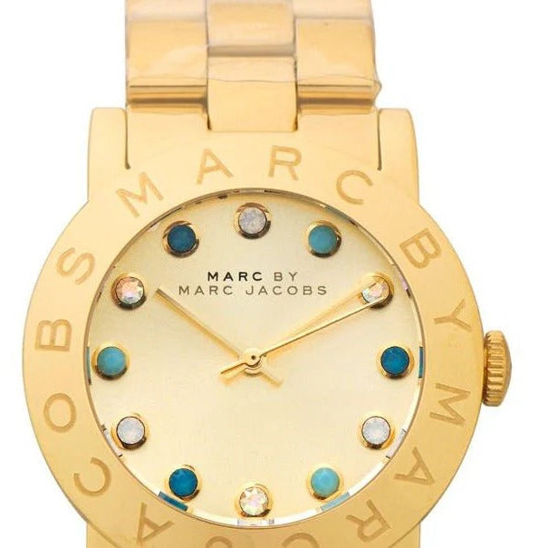 Marc By Marc Jacobs MBM3215 Amy Dexter Gold dial Gold-tone Women's Watch