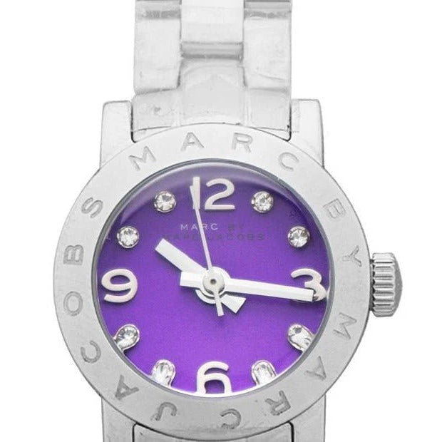 Marc by Marc Jacobs MBM3228 Purple Dial Stainless Steel Band Women's Watch