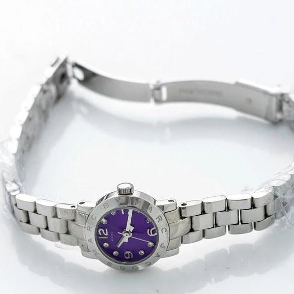 Marc by Marc Jacobs MBM3228 Purple Dial Stainless Steel Band Women's Watch