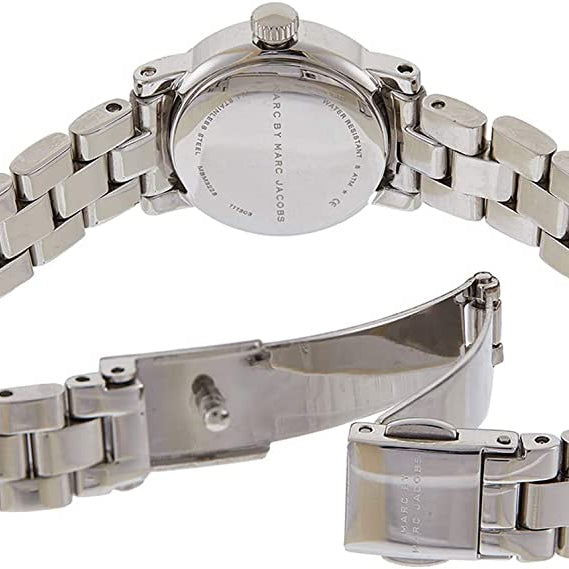 Marc by Marc Jacobs MBM3228 Purple Dial Stainless Steel Band Women's Watch