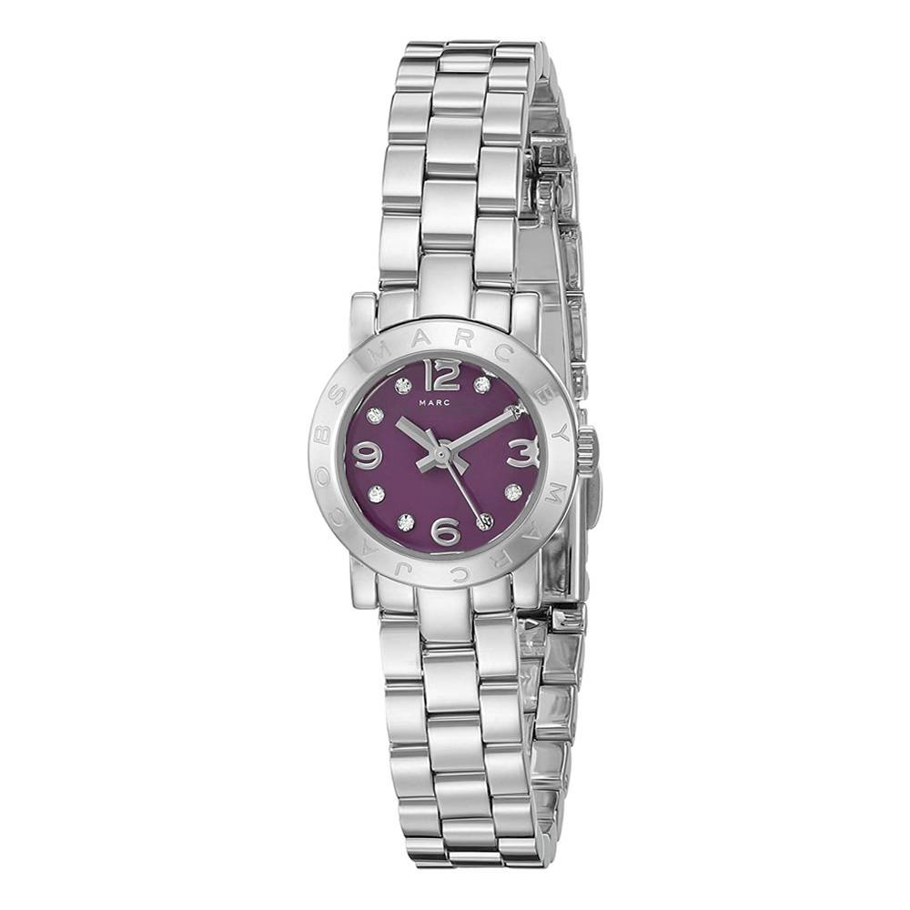 Marc by Marc Jacobs MBM3228 Purple Dial Stainless Steel Band Women's Watch