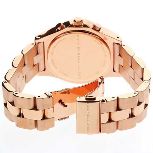 Marc By Marc Jacobs MBM3308 Blade Brown Dial Rose Gold Tone Women's Watch