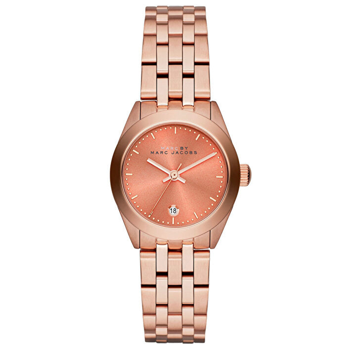 Marc By Marc Jacobs MBM3377 Peeker Rose Dial Rose Gold-tone Women's Watch