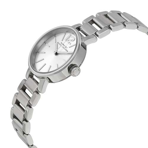 Marc By Marc Jacobs MBM3404 Peggy Silver Sunray Dial Stainless Steel Women's Watch