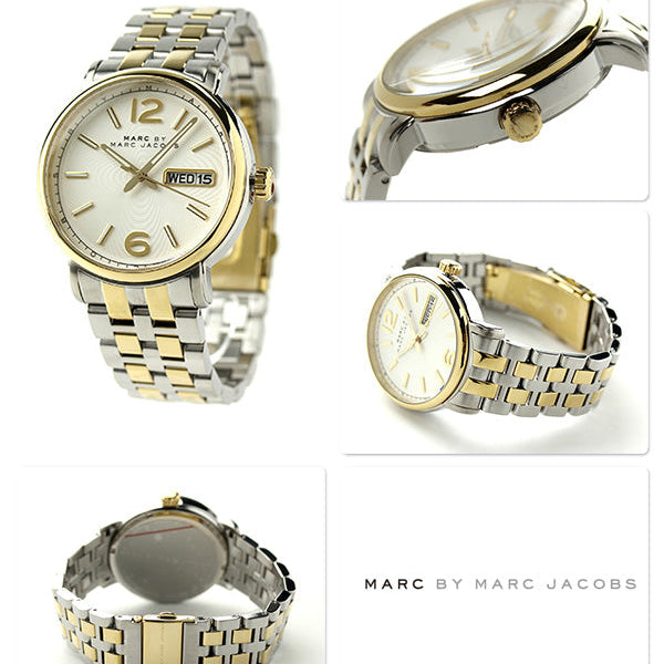 Marc by Marc Jacobs MBM5079 Fergus Gold-Tone And Silver-Tone Men's Watch