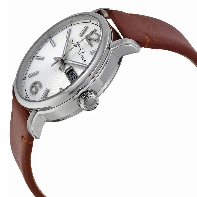 Marc by Marc Jacobs MBM5080 Fergus White Dial Brown Leather Men's Watch