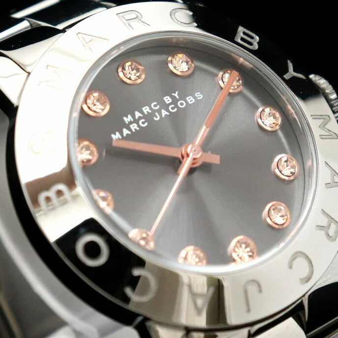 Marc By Marc Jacobs MBM8596 Rock Crystal Black Stainless Steel Women's Watch