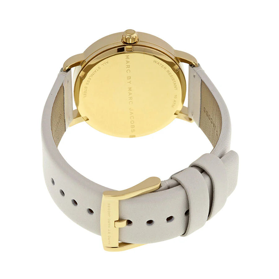 Marc by Marc Jacobs MBM8654 Fergus Gold Grey Dial Leather Women's Watch