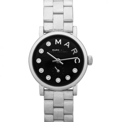 Marc By Marc Jacobs MBM8672 Sally Black Dial Stainless Steel Women's Watch