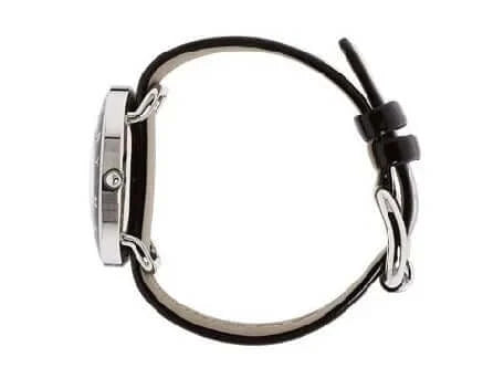 Marc Jacobs MBM1163 Amy Kiss Graphic Dial Black Leather Women's Watch