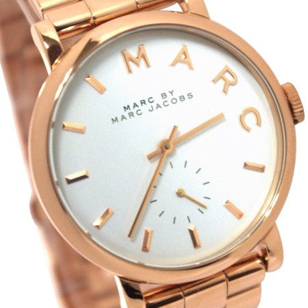 Marc Jacobs MBM3244 Gold White Dial Women's Watch