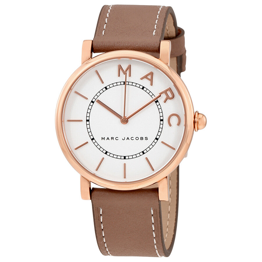 Marc Jacobs MJ1533 Roxy Silver Dial Brown Leather Women's Watch