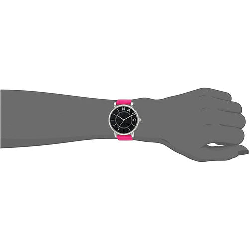 Marc Jacobs MJ1535 Roxy Black Dial Pink Leather Women's Watch