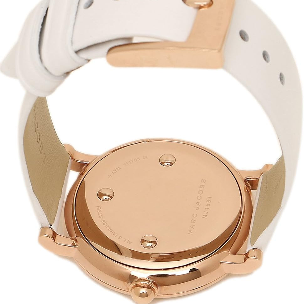 Marc Jacobs MJ1561 Roxy White Dial White Leather Women's Watch