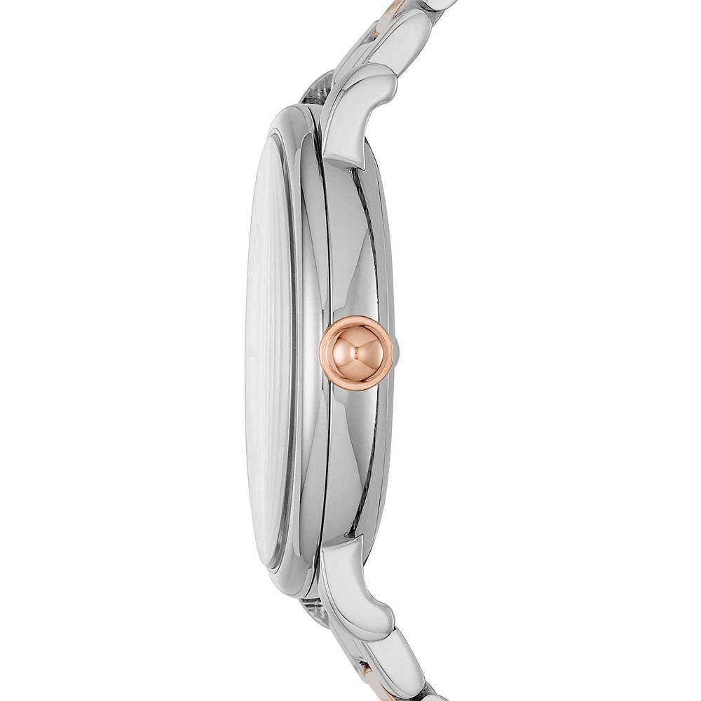 Marc Jacobs MJ3551 Polished Silver and Rose Gold Two Tone Metal Women's Watch