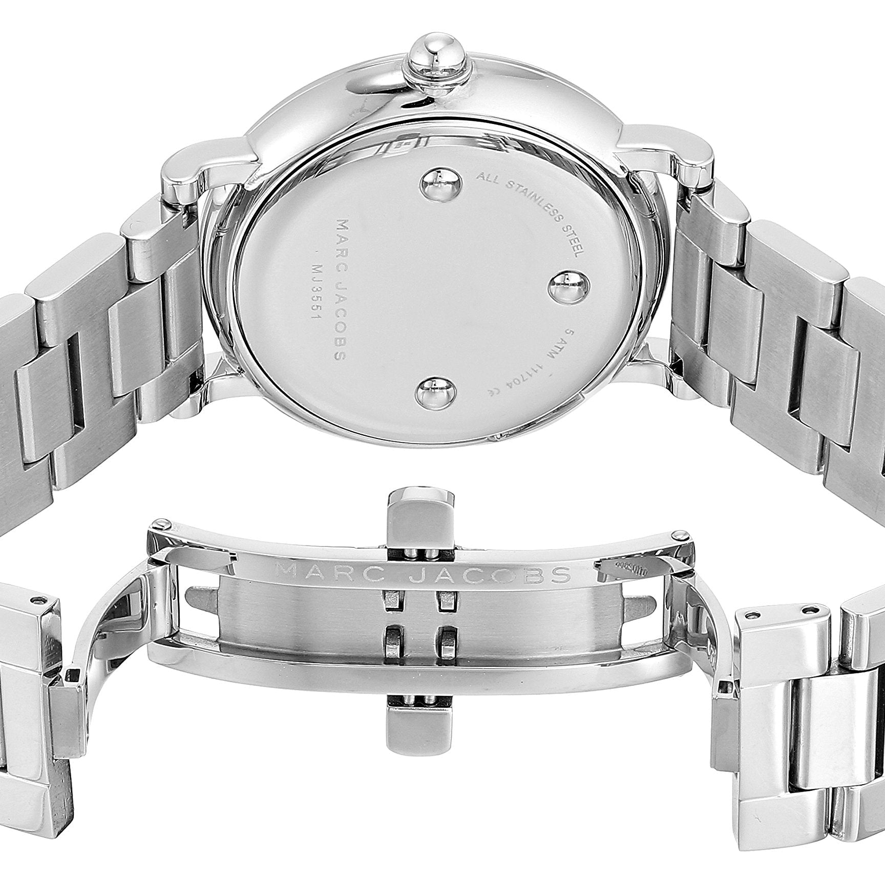 Marc Jacobs MJ3552 Roxy Analog Display Japanese Quartz Silver Women's Watch