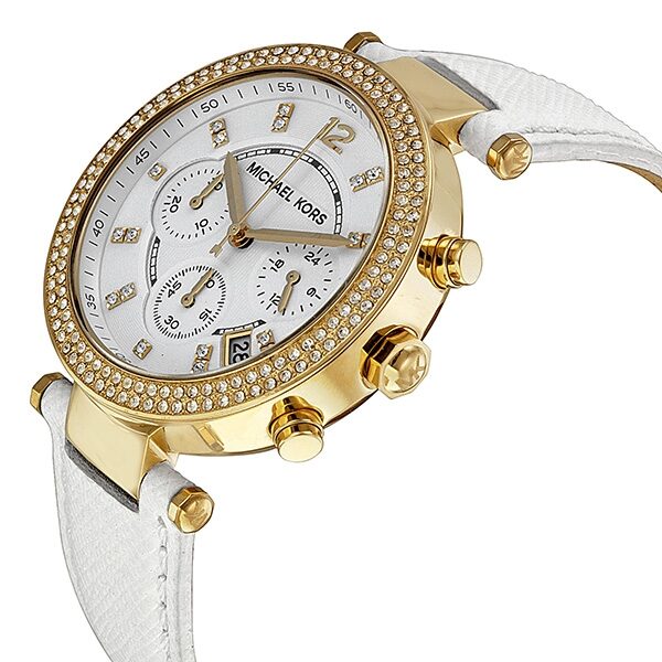Michael Kors MK2281 Parker Chronograph White Women's Watch