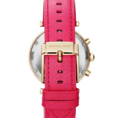 Michael Kors MK2297 Parkers Pink Leather Women's Watch