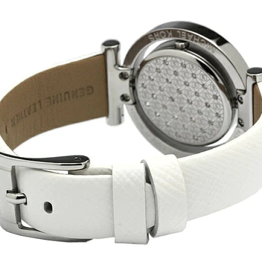 Michael Kors MK2524 Averi White Leather Strap Women's Watch