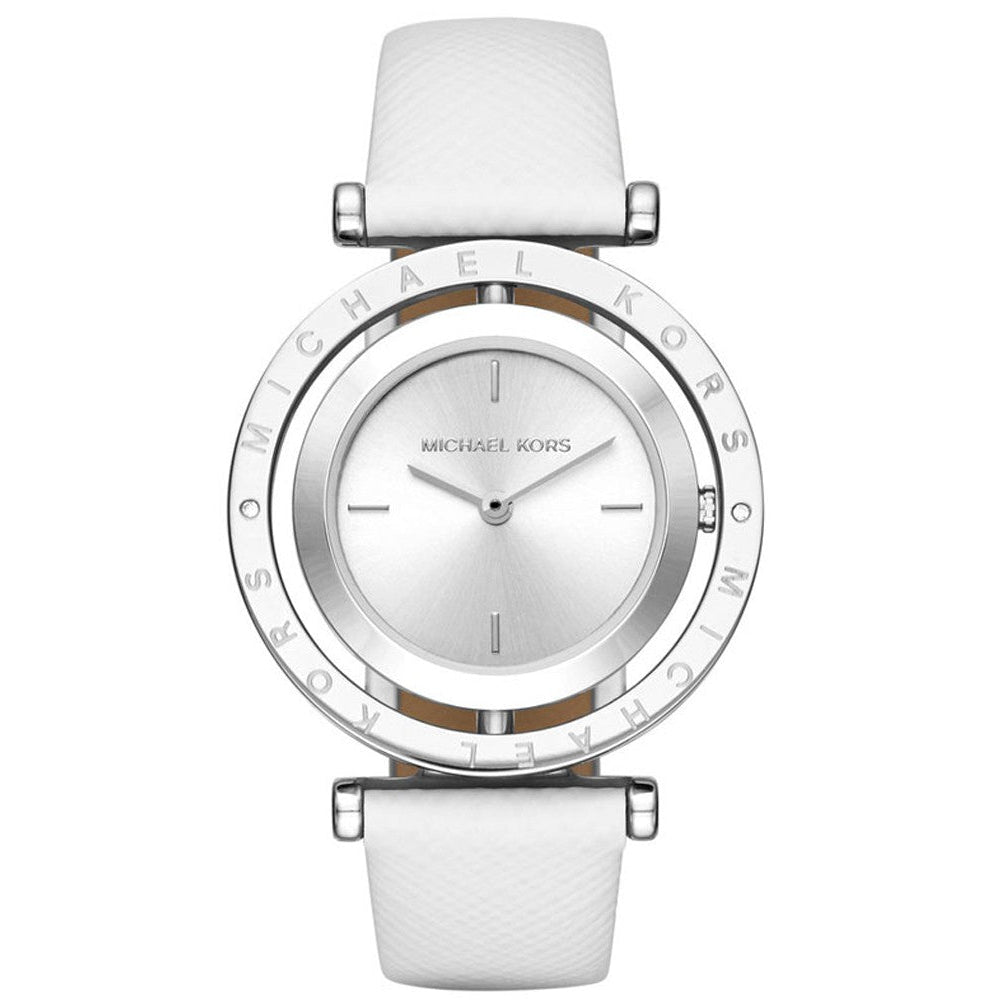 Michael Kors MK2524 Averi White Leather Strap Women's Watch