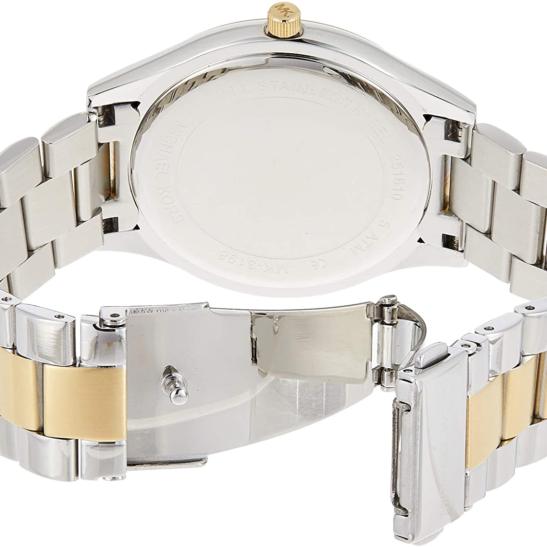 Michael Kors MK3198 Slim Runway Two-tone Women's Watch