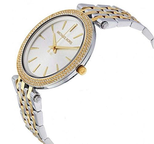 Michael Kors MK3215 Darci Silver Dial Two-tone Women's Watch