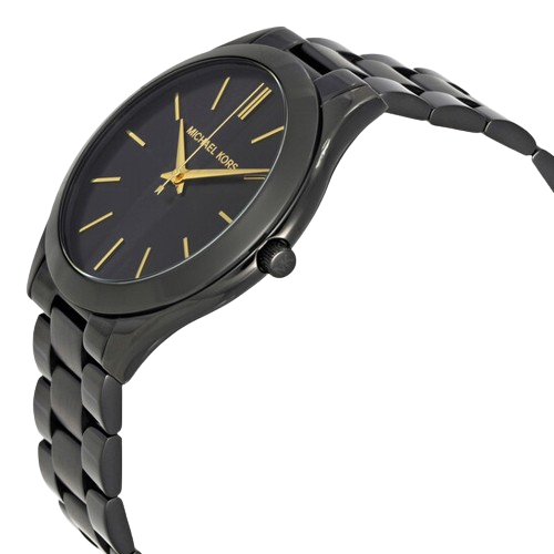 Michael Kors MK3221 Slim Runway Black Ion-plated Women's Watch