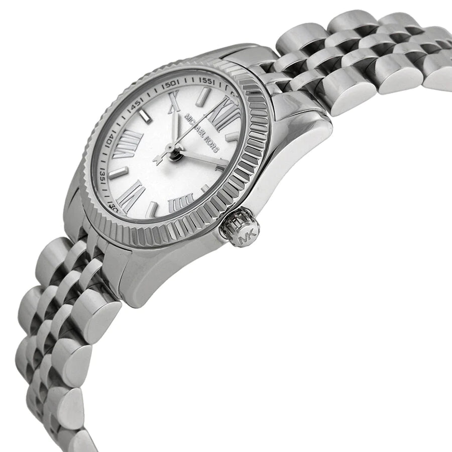 Michael Kors MK3228 Lexington White Dial Stainless Steel Women's Watch