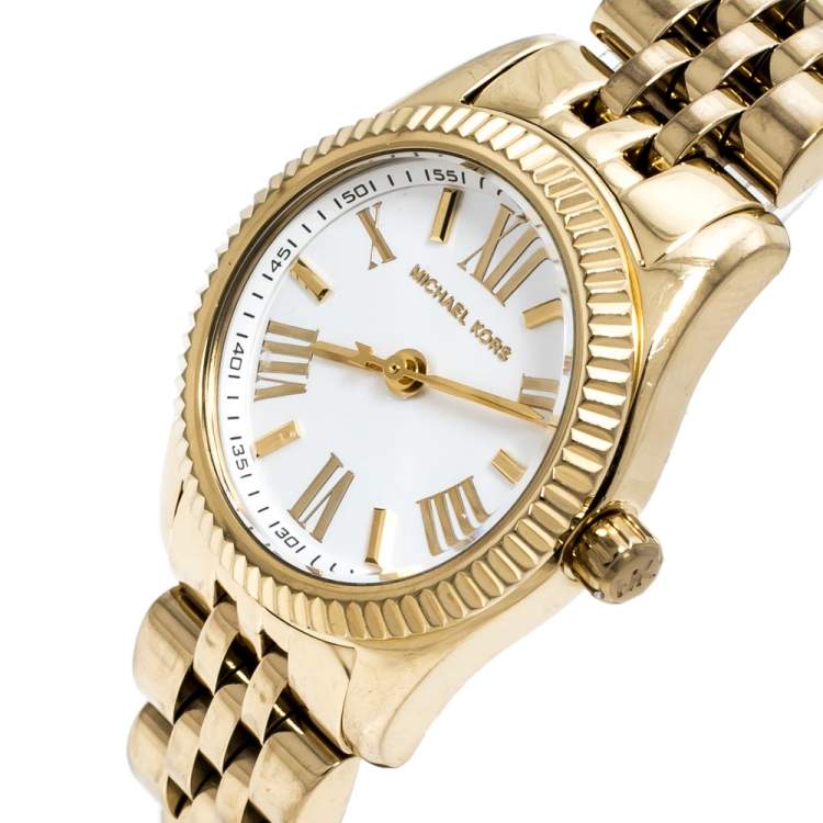 Michael Kors MK3229 Silver Dial Gold-tone Stainless Steel Women's Watch