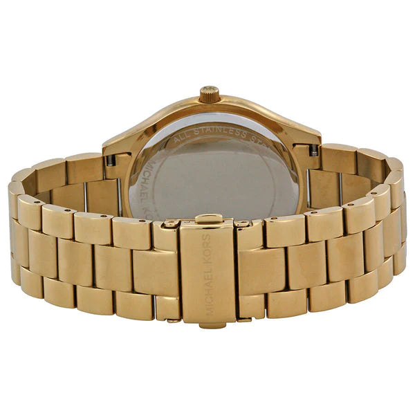 Michael Kors MK3264 Slim Runway Gold Pink Dial Women's Watch
