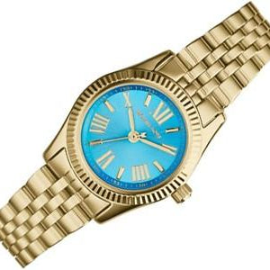 Michael Kors MK3271 Lexington Ocean Blue Dial Gold-tone Women's Watch