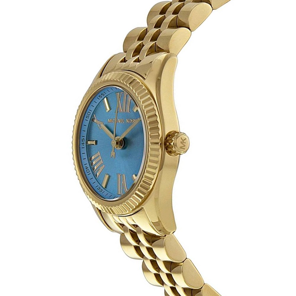 Michael Kors MK3271 Lexington Ocean Blue Dial Gold-tone Women's Watch
