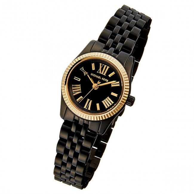 Michael Kors MK3299 Lexington Black Dial Black Ion-plated Women's Watch