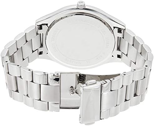 Michael Kors MK3379 Slim Runway Quartz Blue Dial Silver Steel Strap Women's Watch