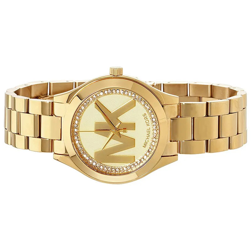 Michael Kors MK3477 Gold Tone Mini Slim Women's Watch
