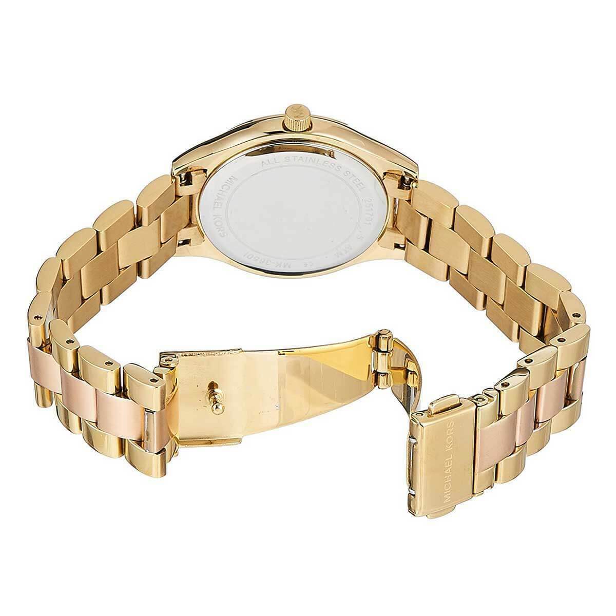 Michael Kors MK3650 Mini Slim Runway Stainless Steel Women's Watch