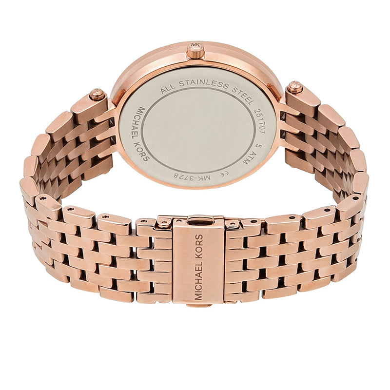 Michael Kors MK3728 Rose Gold Darci Blue Dial Women's Watch