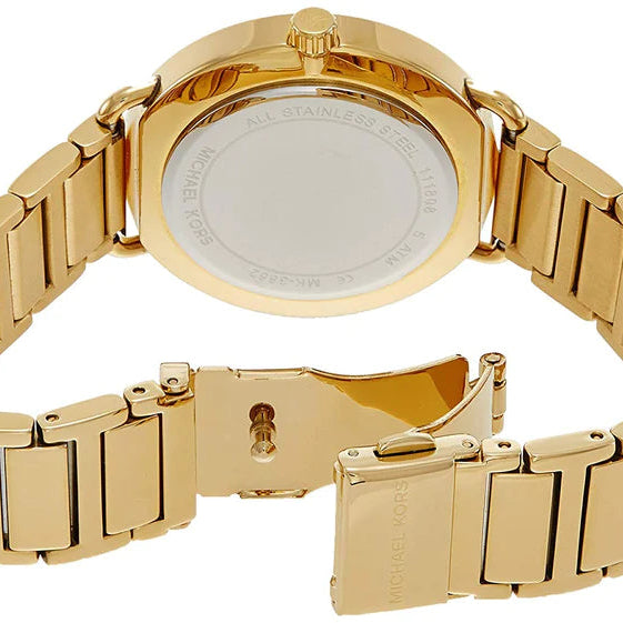 Michael Kors MK3852 Portia Pave Gold Dial Women's Watch