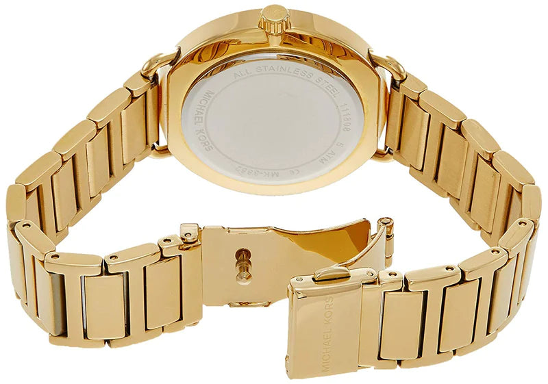 Michael Kors MK3852 Portia Pave Gold Dial Women's Watch