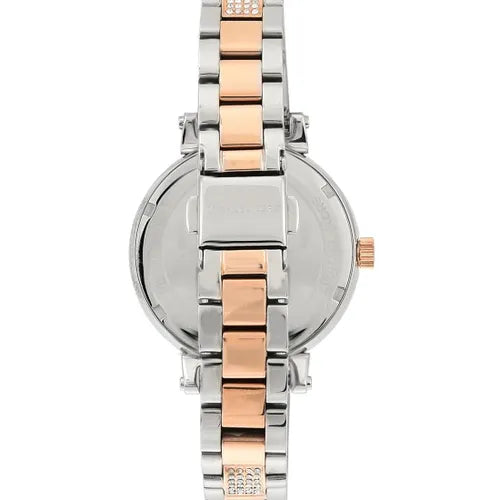 Michael Kors MK3880 Crystal Silver Dial Two-tone Women's Watch
