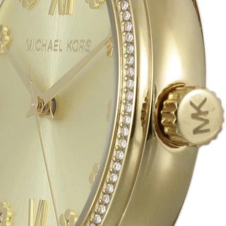 Michael Kors MK3881 Sofie Pave Crystal Gold Dial Women's Watch
