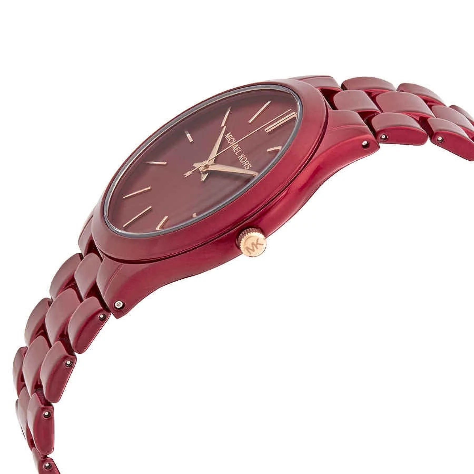 Michael Kors MK3895 Slim Runway Red Dial Women's Watch